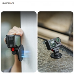 Sunnylife OSMO 360快拆磁吸底座Action 5 Pro/4/3/2可调转接头底座支架配件