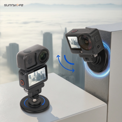 Sunnylife Osmo Nano/Action 6磁吸快拆底座支架双向可调转接拓展配件
