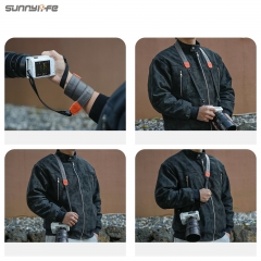 Sunnylife 单反相机通用快拆肩带可调节快挂扣绳3.2CM宽撞色背带