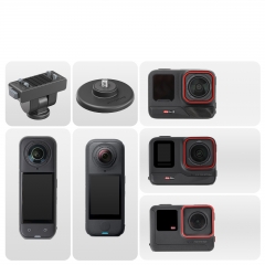 Sunnylife Insta360 X4 Air/X5/Ace Pro 2/1/Ace快拆磁吸底座支架可调转接配件