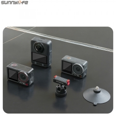 Sunnylife Osmo 360/Action 5 Pro/4/3磁吸快拆球头吸盘支架360°可调拓展配件