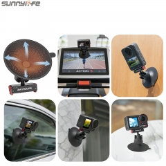 Sunnylife Osmo 360/Action 5 Pro/4/3磁吸快拆球头吸盘支架360°可调拓展配件