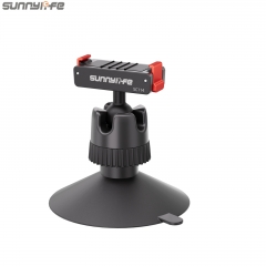 Sunnylife Osmo 360/Action 5 Pro/4/3磁吸快拆球头吸盘支架360°可调拓展配件