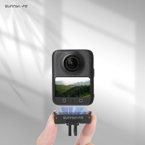 Sunnylife OSMO 360/ ACTION5PRO磁吸转接头ACTION4/3折叠快拆拓展件