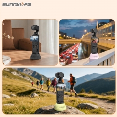 Sunnylife Osmo Pocket 4/3车载硅胶底座灵眸口袋桌面支撑直立底座