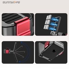 Sunnylife Osmo Pocket4/3金属快拆磁吸支架底座1/4