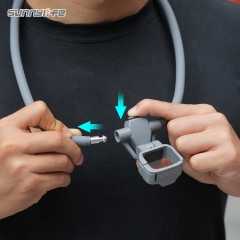 Sunnylife Pocket 4/3可调挂脖支架灵眸口袋胸前固定支架第一视角拍摄配件