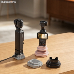 Sunnylife Osmo Pocket 4/3车载桌面二合一可拆卸底座桌面支撑直立底座防滑配件