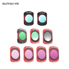 Sunnylife OSMO POCKET 4/3磁吸滤镜可调CPL 黑柔/VND MCUV金属ND滤镜