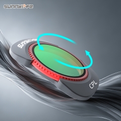 Sunnylife OSMO POCKET 4/3磁吸滤镜可调CPL 黑柔/VND MCUV金属ND滤镜