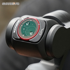 Sunnylife OSMO POCKET 4/3磁吸滤镜可调CPL 黑柔/VND MCUV金属ND滤镜