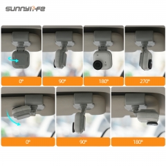 Sunnylife Insta360 GO Ultra汽车遮阳板夹磁吸支架运动相机车载遮阳板固定夹