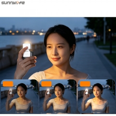 Sunnylife Osmo Nano磁吸补光灯折叠可调三色柔光灯快拆补光摄影配件