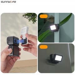 Sunnylife Osmo Nano磁吸补光灯折叠可调三色柔光灯快拆补光摄影配件