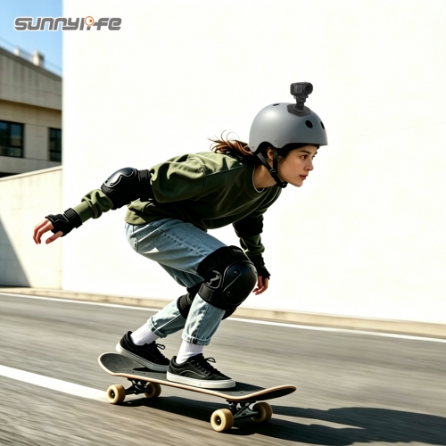 Sunnylife Osmo Nano双向磁吸柔性黏贴底座Action 6快拆可调曲面头底座配件