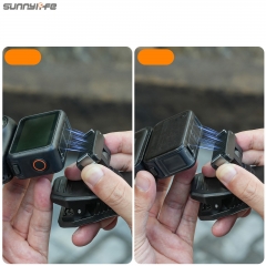 Sunnylife Osmo Nano磁吸快拆背包夹Action 6可调鳄鱼夹磁吸支架配件