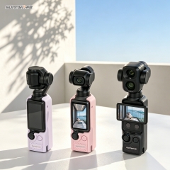 Sunnylife Pocket 4P/4/3软胶保护套TPU散热机身套多彩保护配件