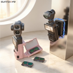 Sunnylife Pocket 4P/4/3手持握拍磁吸支架可调底座便携摄影配件