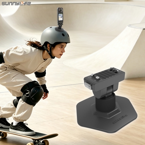 Sunnylife Insta360 X4Air/X5柔性黏贴底座Ace/AcePro2/1磁吸快拆可调底座配件