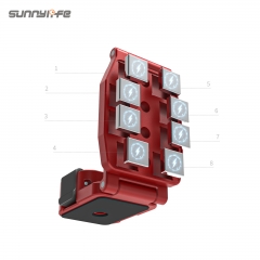 Sunnylife Osmo Pocket 4P/4/3金属快拆磁吸支架1/4in底座摄影配件