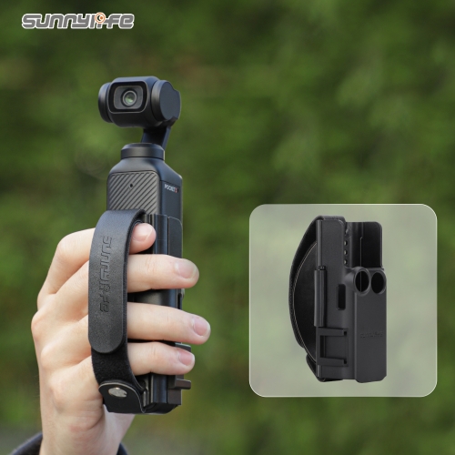 Sunnylife Osmo Pocket 4P/4/3便携手带冷靴拓展保护边框延长手柄配件