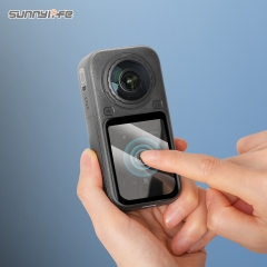 Sunnylife Insta360 X6高清钢化膜防刮屏幕膜复合软膜保护膜配件