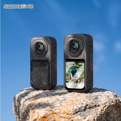 Sunnylife Insta360 X6高清钢化膜防刮屏幕膜复合软膜保护膜配件