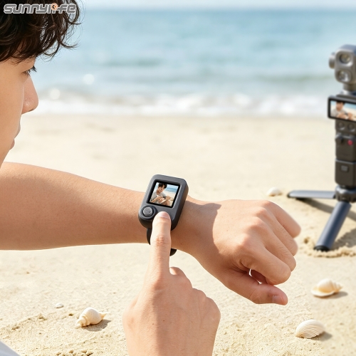 Sunnylife适用Osmo Pocket 4P/Mobile 8P取景遥控器绑带硅胶套保护配件