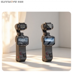 Sunnylife适用Insta360 Luna Pro高清钢化膜防刮屏幕膜镜头膜配件