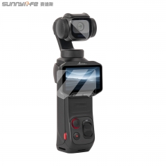 Sunnylife适用Insta360 Luna Pro高清钢化膜防刮屏幕膜镜头膜配件
