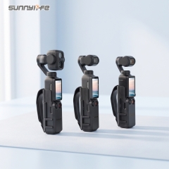 Sunnylife Osmo Pocket 4P/4/3便携手带冷靴拓展保护边框延长手柄配件