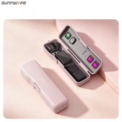 Sunnylife赛迪斯Pocket 4/3包胶收纳盒一体式全包保护壳滤镜收纳