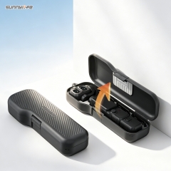 Sunnylife赛迪斯Osmo Pocket 4P包胶收纳盒一体式全包保护壳滤镜收纳配件
