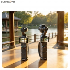 Sunnylife赛迪斯适用Osmo Pocket 4P/4/3便携解压手带金属支架