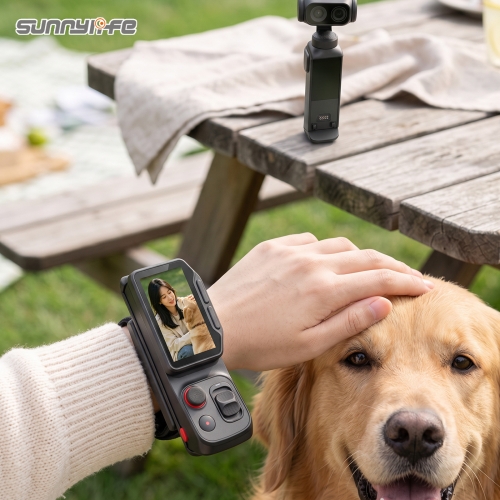 Sunnylife赛迪斯Insta360 Luna Ultra/Pro分离遥控屏解压腕带支架