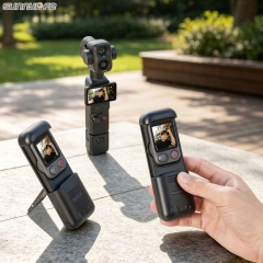 Sunnylife赛迪斯Osmo Pocket 4P取景遥控器滑盖保护壳收纳壳配件