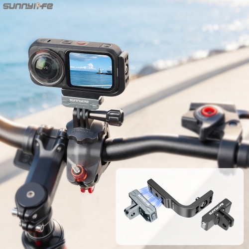 Sunnylife赛迪斯Insta360 X6横竖拍支架金属L型拓展支架转接配件