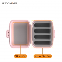 Sunnylife赛迪斯Osmo Pocket 4P便携滤镜收纳盒口袋4P防摔滤镜盒