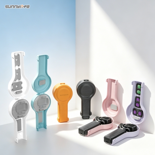 Sunnylife Pocket 4P收纳盒防摔保护壳灯泡保护盒可装滤镜配件