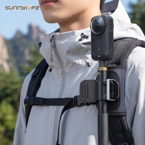 Sunnylife赛迪斯运动相机延长杆背包夹自拍杆收纳固定夹拓展配件