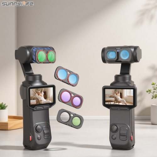 Sunnylife赛迪斯Insta360 Luna Ultra磁吸滤镜黑柔VND微距增广镜
